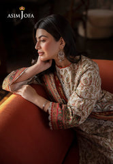 Asim Jofa Unstitched 3 Piece Winter Suit-AJUW-44
