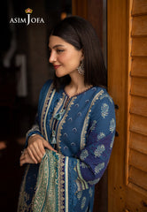 Asim Jofa Unstitched 3 Piece Winter Suit-AJUW-46