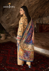 Asim Jofa Unstitched 3 Piece Winter Suit-AJUW-48