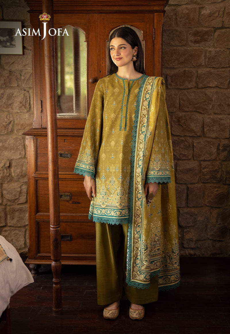 Asim Jofa Unstitched 3 Piece Winter Collection'2024-AJUW-49