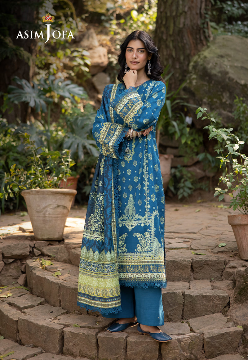 Asim Jofa Unstitched 3 Piece Winter Collection'2024-AJUW-50
