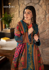 Asim Jofa Unstitched 3 Piece Winter Suit-AJUW-52