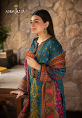 Asim Jofa Unstitched 3 Piece Winter Suit-AJUW-52