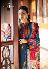 Asim Jofa Unstitched 3 Piece Winter Suit-AJUW-53