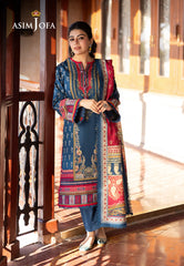 Asim Jofa Unstitched 3 Piece Winter Suit-AJUW-53