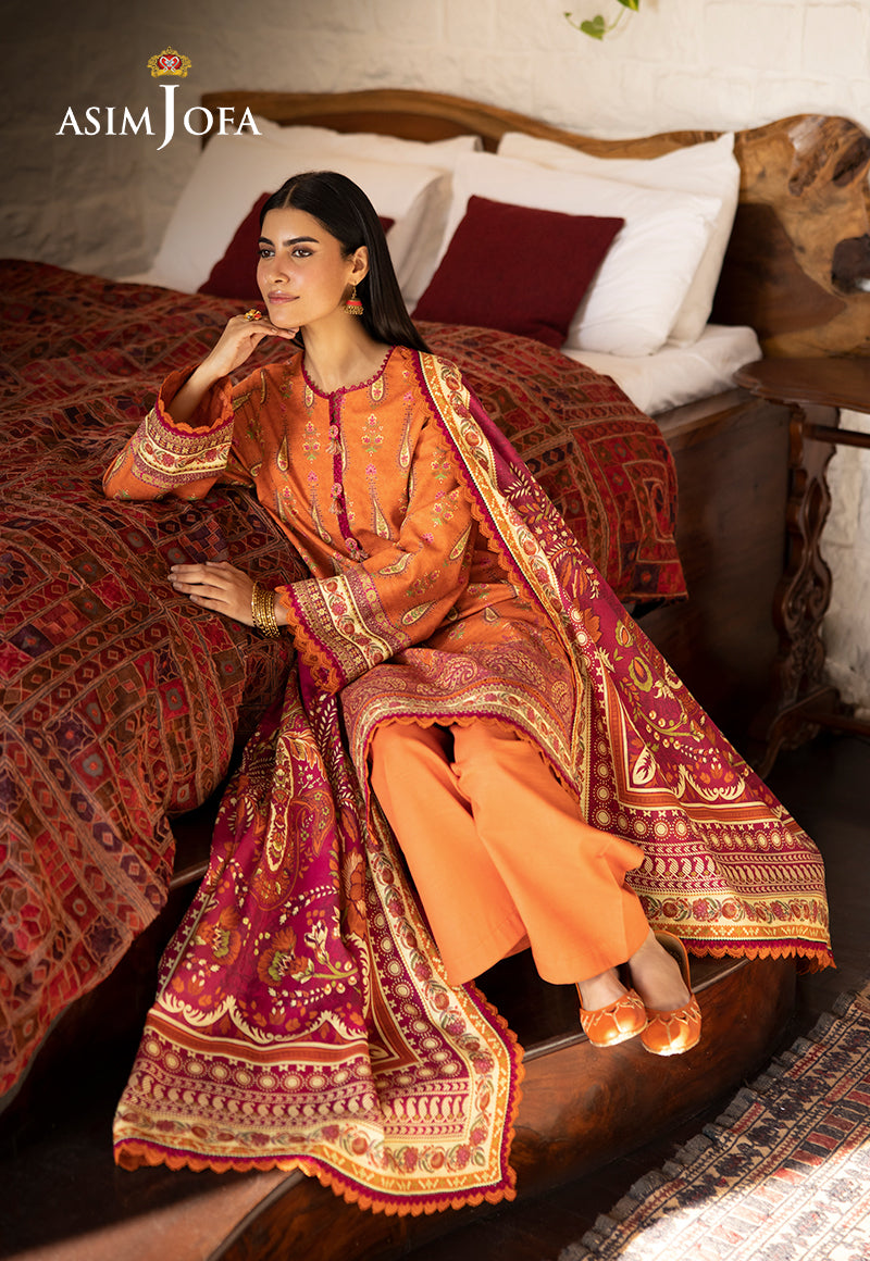 Asim Jofa Unstitched 3 Piece Winter Collection'2024-AJUW-54