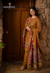 Asim Jofa Unstitched 3 Piece Winter Suit-AJUW-56