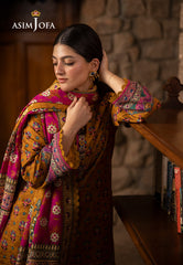 Asim Jofa Unstitched 3 Piece Winter Suit-AJUW-56