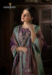 Asim Jofa Unstitched 3 Piece Winter Suit-AJUW-57