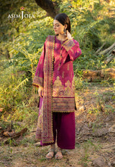 Asim Jofa Unstitched 3 Piece Winter Suit-AJUW-58