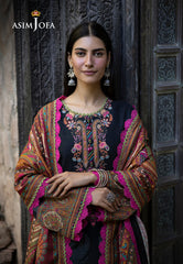 Asim Jofa Unstitched 3 Piece Winter Suit-AJUW-60