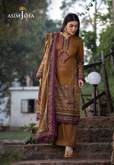 Asim Jofa Unstitched 3 Piece Winter Suit-AJUW-64