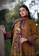 Asim Jofa Unstitched 3 Piece Winter Suit-AJUW-64