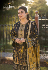 Asim Jofa Unstitched 3 Piece Winter Suit-AJUW-69
