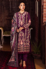 Asra by Asim Jofa Unstitched 3 Piece Printed Shawl Suit-AJW-12