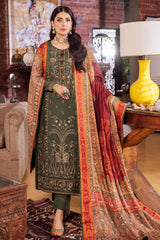 Asra by Asim Jofa Unstitched 3 Piece Printed Shawl Suit-AJW-14
