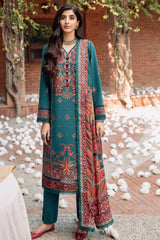 Asra by Asim Jofa Unstitched 3 Piece Printed Shawl Suit-AJW-15