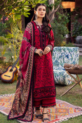 Asra by Asim Jofa Unstitched 3 Piece Printed Shawl Suit-AJW-16