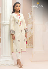 Asim Jofa Wardrobe Solution '23 Ajws-01 (1-Pc) Embroidered Self Jacquard 1 Pc