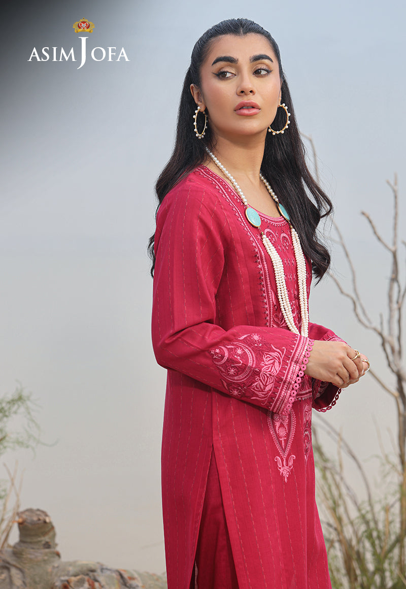 Asim Jofa Wardrobe Solution '23 Ajws-12 (1-Pc) Embroidered Self Jacquard 1 Pc