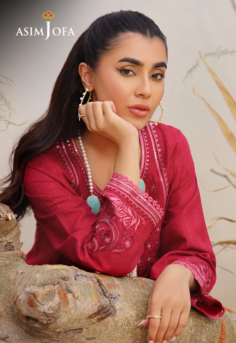 Asim Jofa Wardrobe Solution '23 Ajws-12 (1-Pc) Embroidered Self Jacquard 1 Pc