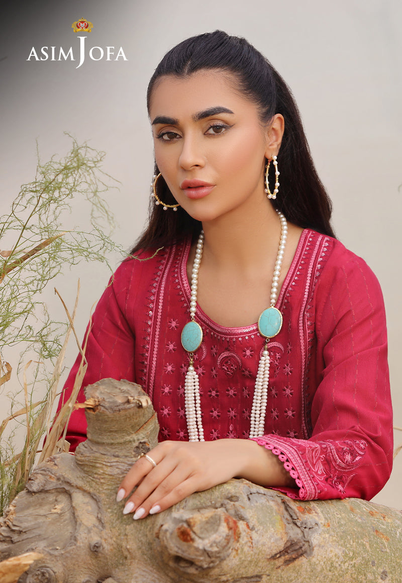Asim Jofa Wardrobe Solution '23 Ajws-12 (1-Pc) Embroidered Self Jacquard 1 Pc