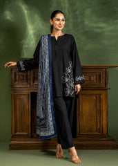 Nairah Co Ords Summer Solids Suit-Black Orchid