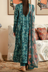 Malina By Afrozeh Unstitched 3 Piece Emb Digital Printed Lawn Suit-AL-01-Ceila