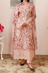 Malina By Afrozeh Unstitched 3 Piece Emb Digital Printed Lawn Suit-AL-02-Calen