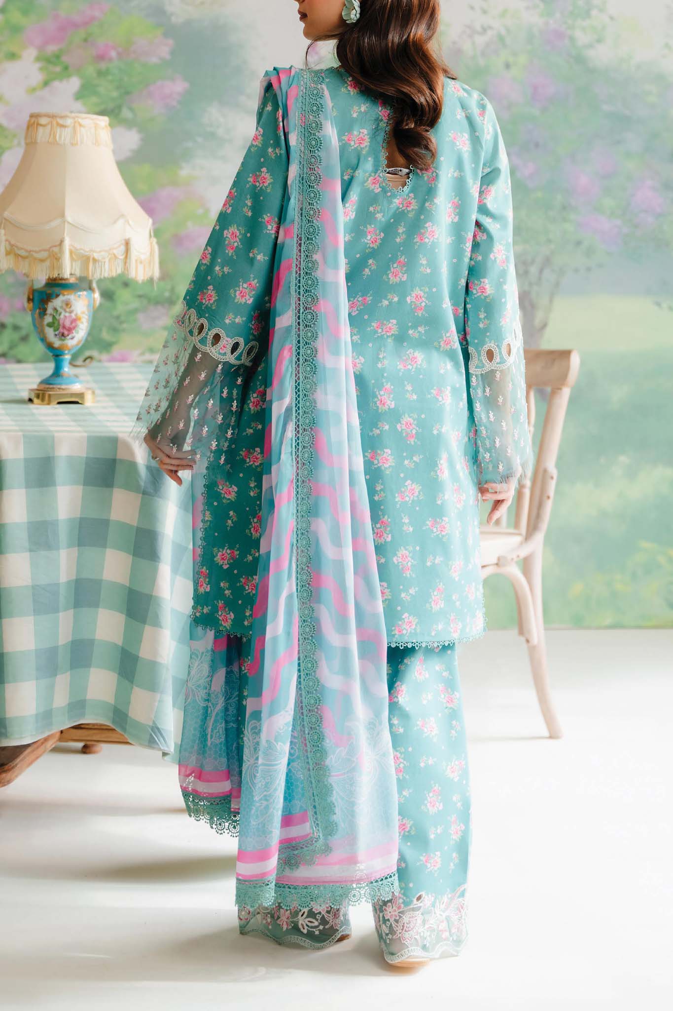 Afrozeh The Floral Charm Unstitched 3 Piece Lawn Collection'2024-AL-02-Erasmus