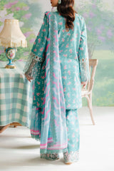 Afrozeh The Floral Charm Unstitched 3 Piece Lawn Collection'2024-AL-02-Erasmus