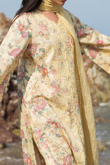 Summer Together By Afrozeh Unstitched 3 Piece Lawnkari Vol-02 Suit-AL-03-Aspen