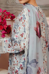 Malina By Afrozeh Unstitched 3 Piece Emb Digital Printed Lawn Suit-AL-04-Evora