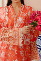 Malina By Afrozeh Unstitched 3 Piece Emb Digital Printed Lawn Suit-AL-05-Azlin