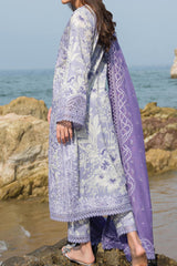 Summer Together By Afrozeh Unstitched 3 Piece Lawnkari Vol-02 Suit-AL-05-Wisteria