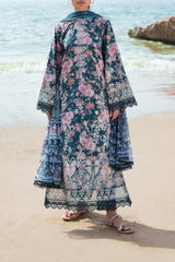 Summer Together By Afrozeh Unstitched 3 Piece Lawnkari Vol-02 Suit-AL-06-Clover