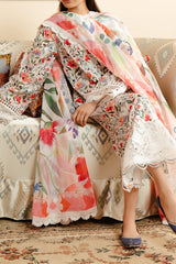 Malina By Afrozeh Unstitched 3 Piece Emb Digital Printed Lawn Suit-AL-06-Elira