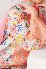 Afrozeh The Floral Charm Unstitched 3 Piece Lawn Collection'2024-AL-06-Sundance