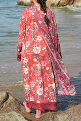 Summer Together By Afrozeh Unstitched 3 Piece Lawnkari Vol-02 Suit-AL-07-Scarley