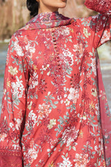 Summer Together By Afrozeh Unstitched 3 Piece Lawnkari Vol-02 Suit-AL-07-Scarley