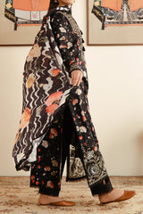 Malina By Afrozeh Unstitched 3 Piece Emb Digital Printed Lawn Suit-AL-07-Valeria
