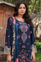 The Silent Pine Tale | Afsanah By Ramsha Unstitched 3 Piece Summer Suit-AL-102