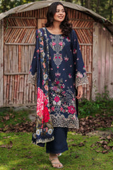 The Silent Pine Tale | Afsanah By Ramsha Unstitched 3 Piece Summer Suit-AL-102