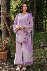 The Silent Pine Tale | Afsanah By Ramsha Unstitched 3 Piece Summer Suit-AL-104