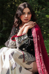The Silent Pine Tale | Afsanah By Ramsha Unstitched 3 Piece Summer Suit-AL-108