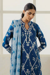 Amore By Ayzel Unstitched 3 Piece Summer Lawn Collection-AL-V4-03-Vory