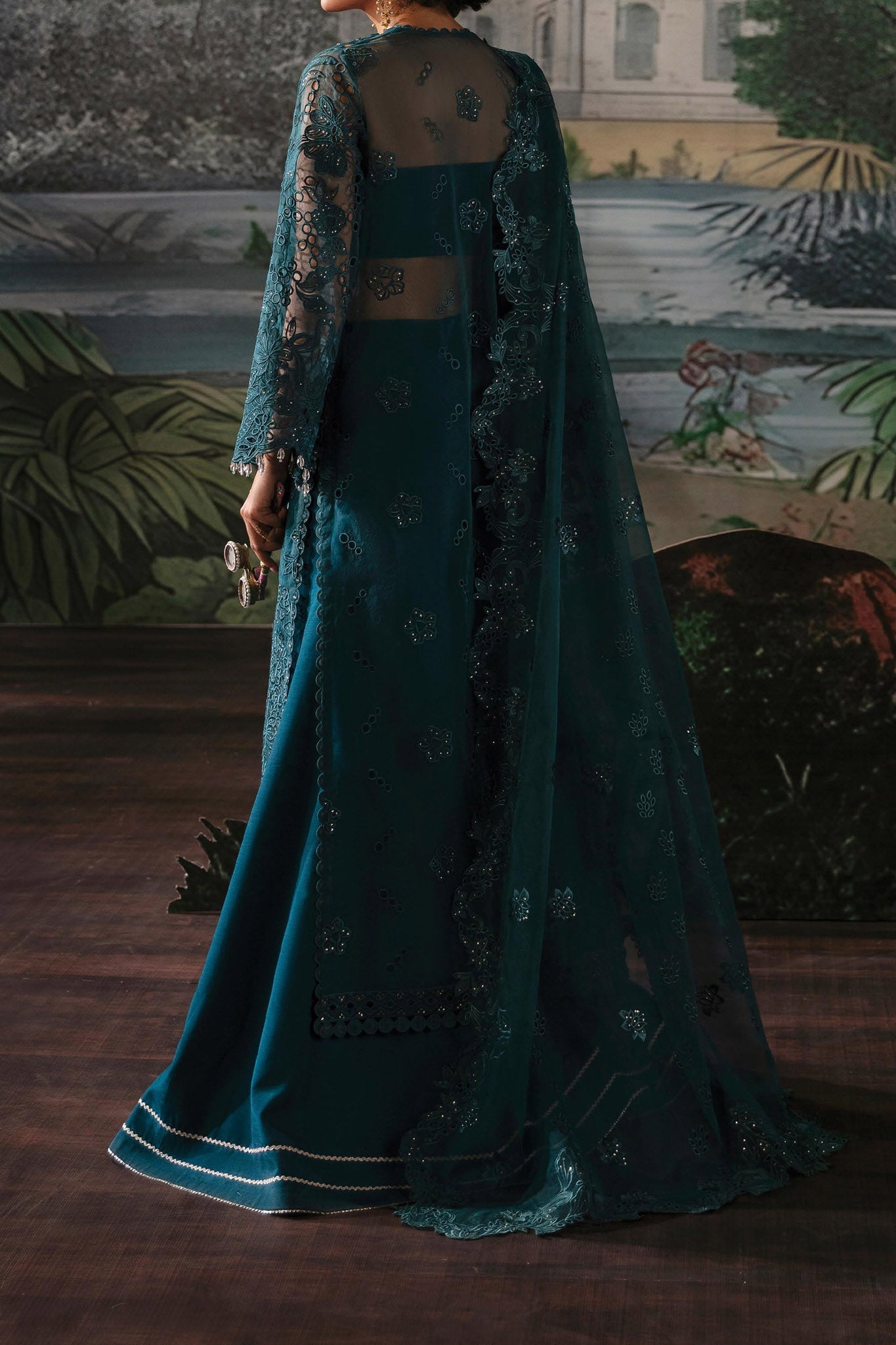 La Fuchsia By Afrozeh Unstitched 3 Piece Festive Formals Collection'2024-ALF-02-Alba