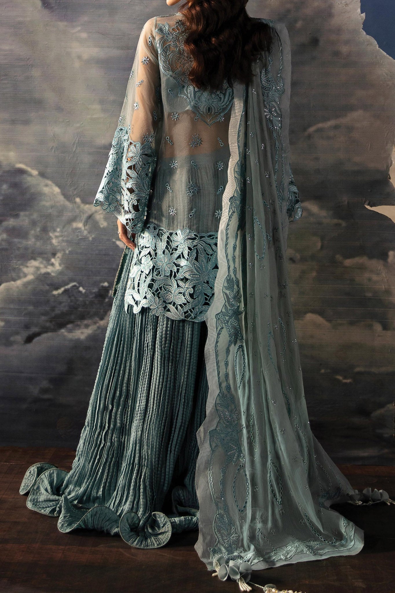 La Fuchsia By Afrozeh Unstitched 3 Piece Festive Formals Collection'2024-ALF-09-Astra
