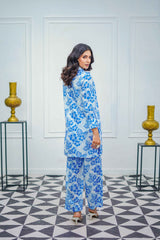 Suitsu Stitched Co Ords Collection-Blue Serenity
