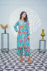 Suitsu Stitched Summer Co Ords Set Drop-1 Collection'2025-Botanic Dream